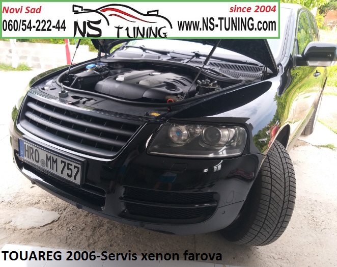 touareg 2006 xenon farovi d1s sijalica valeo 5gl trafo ugradnja servis ns tuning novi sad poliranje